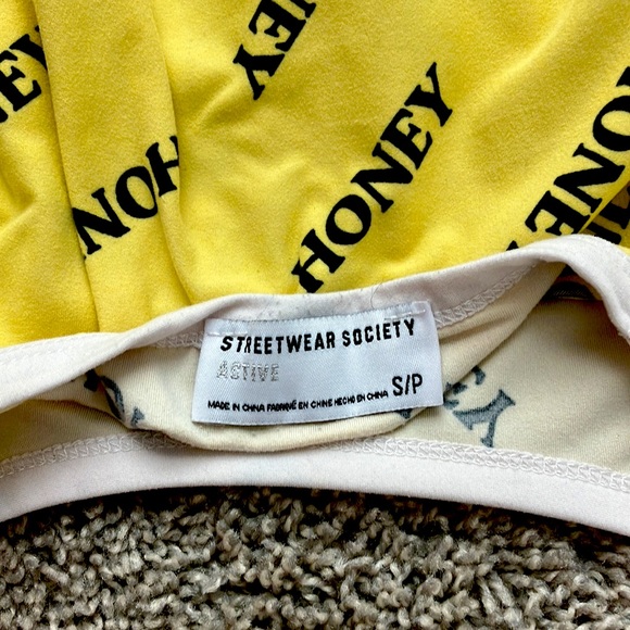 The two are StreetWear Society crop tops. They are both small. - Picture 3 of 5